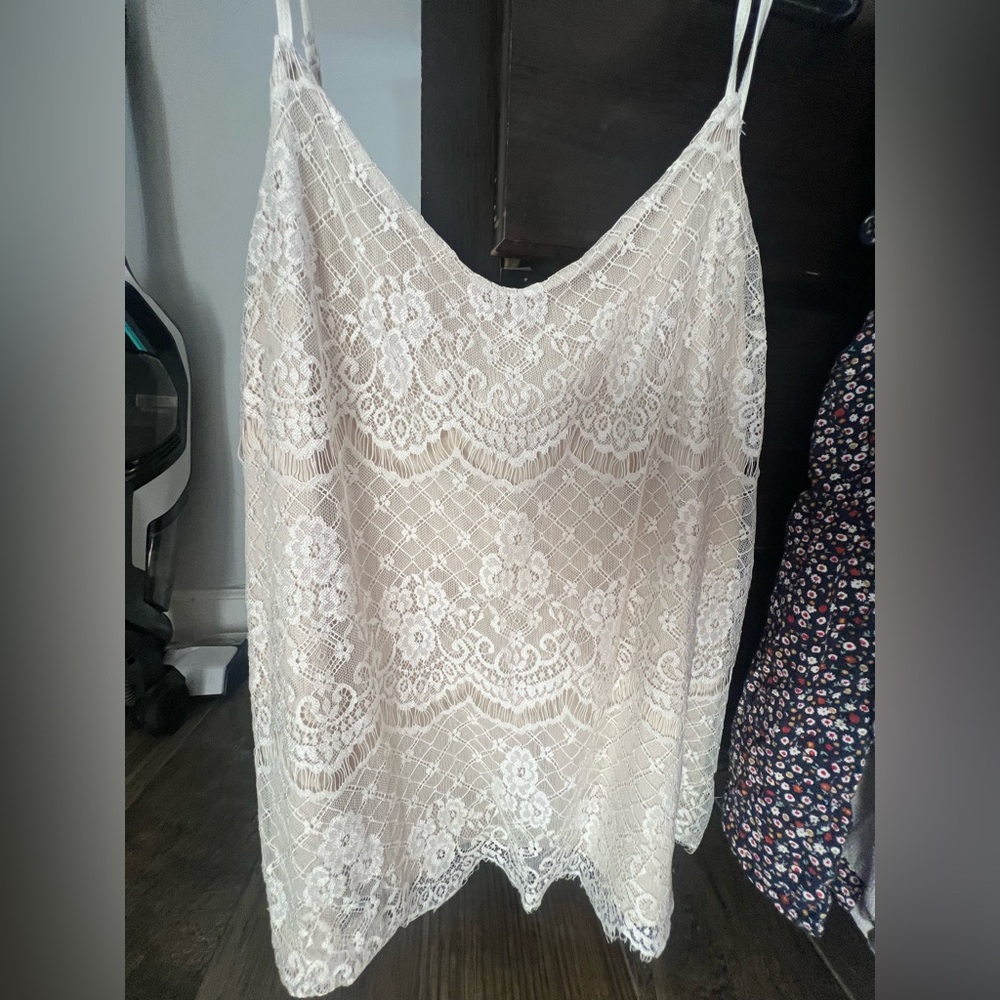 Maurices Cream Lace Blouse